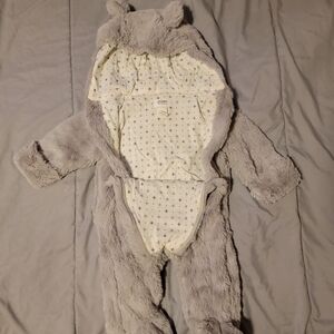 Giggle Butter Fur Snuggly Bunny Coveralls